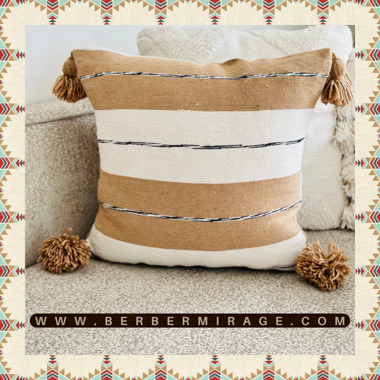 Striped pillow covers