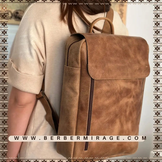 LEATHER BACKPACK BerberMirage