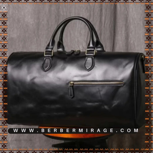 LARGE LEATHER TRAVEL BAG BerberMirage