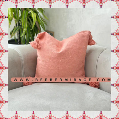 housse-coussin-berbere-corail-laine-artisanal