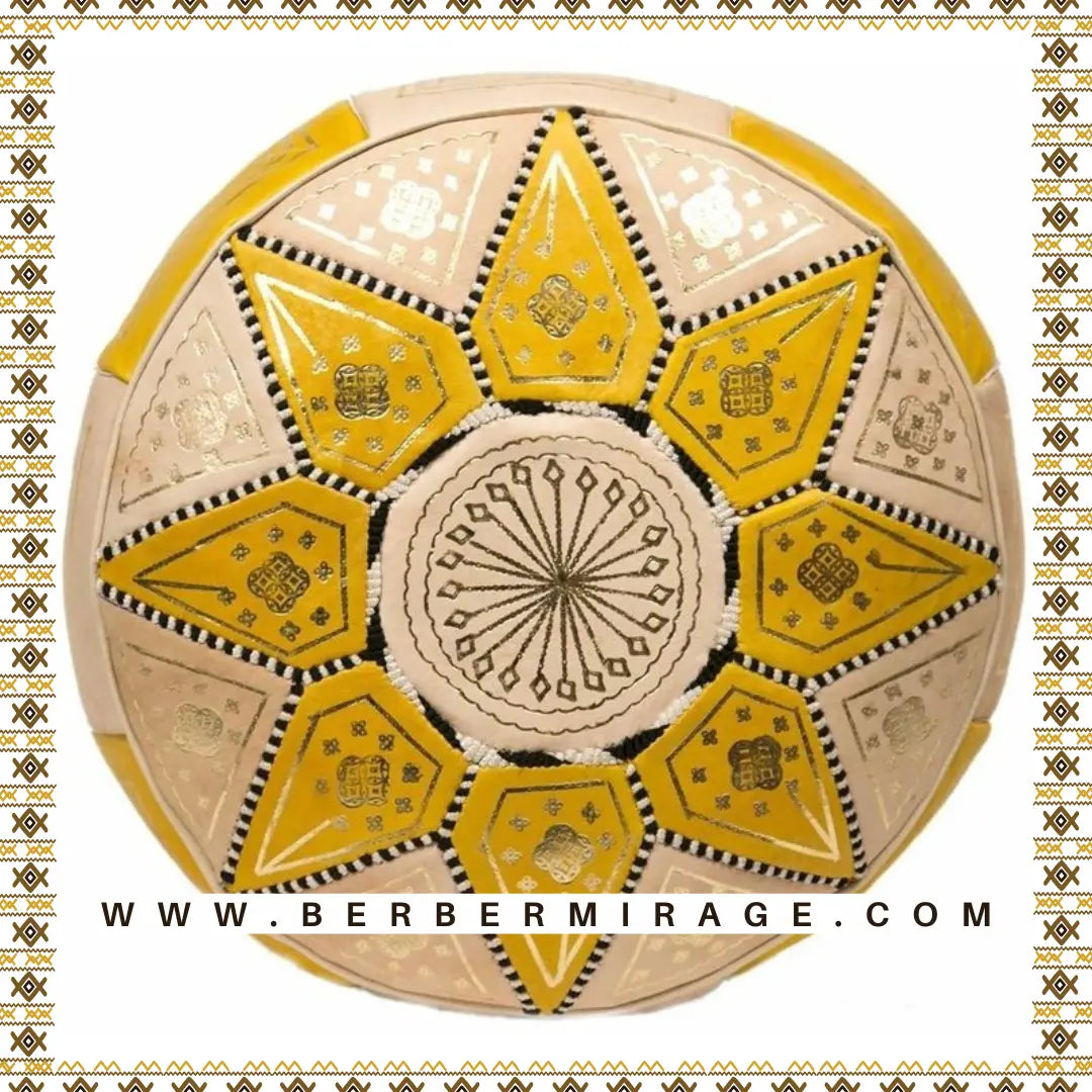 Round-Leather-Ottoman-Star-Pattern-Bohemian-Chic