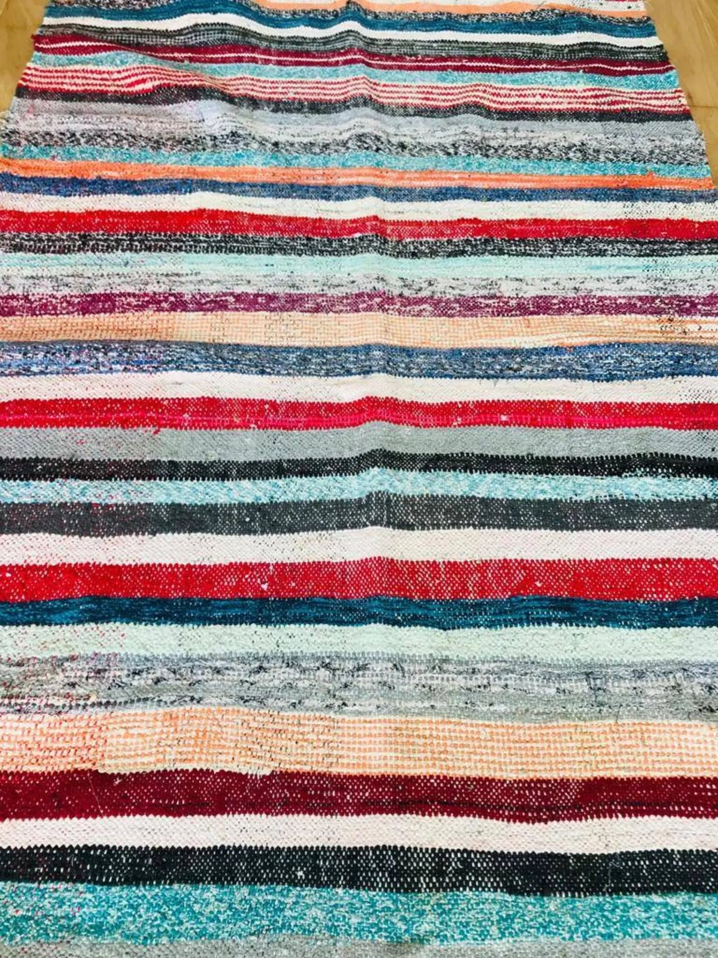 Upcycled Moroccan Berber Boucherouite Rug BerberMirage