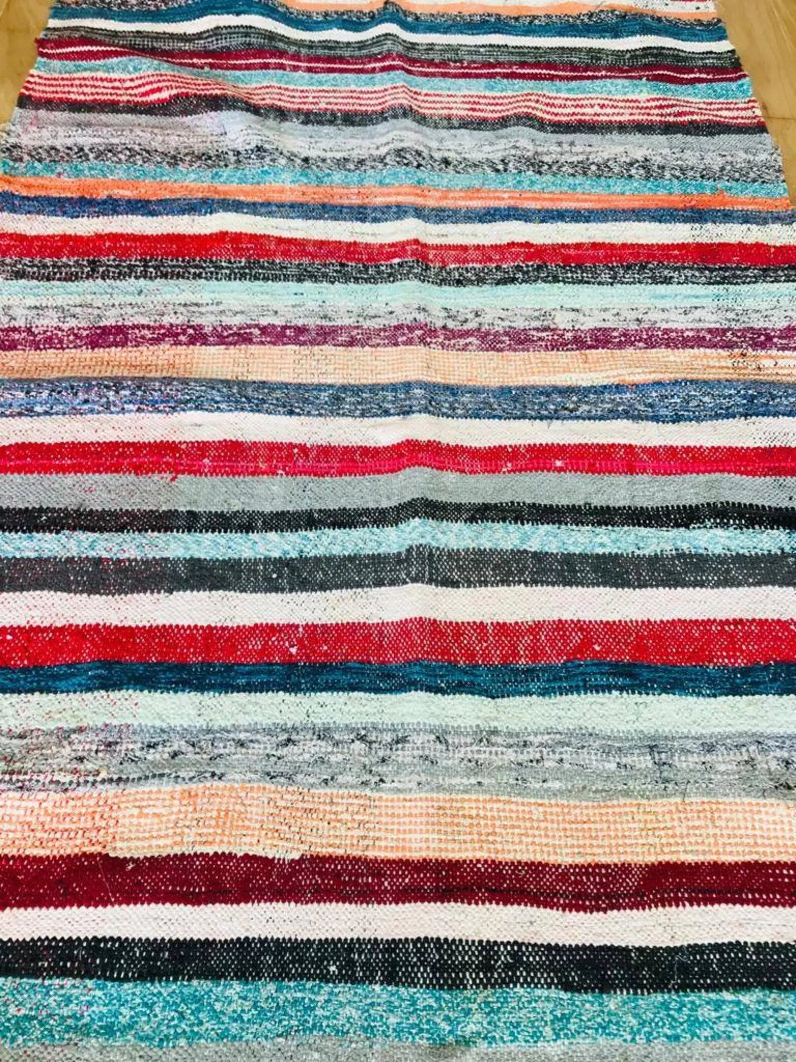 Upcycled Moroccan Berber Boucherouite Rug BerberMirage