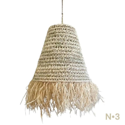 EVA suspensions with palm leaf fringes BerberMirage